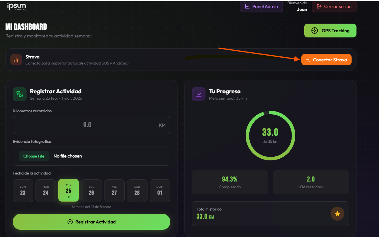 Paso 1 - Grabar actividad en Strava